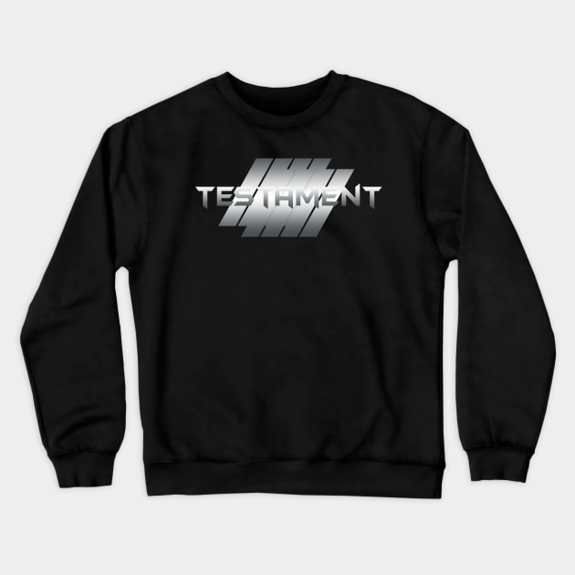 Metallic Illustration Testament Crewneck Sweatshirt by theStickMan_Official